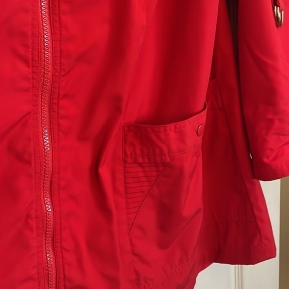 𝅺AURORA International by abbmoor red fashion full-zip jacket - size 16 - Picture 4 of 11